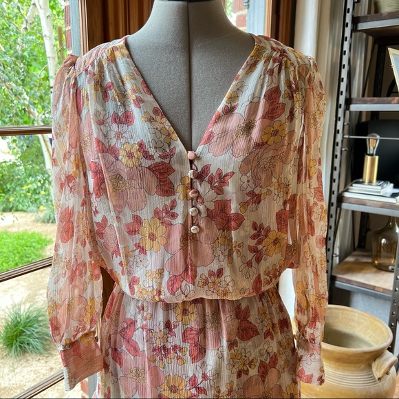 Veronica Beard Floral Summer Dress. - Picture 5 of 6